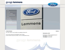 Tablet Screenshot of garagelemmens.be